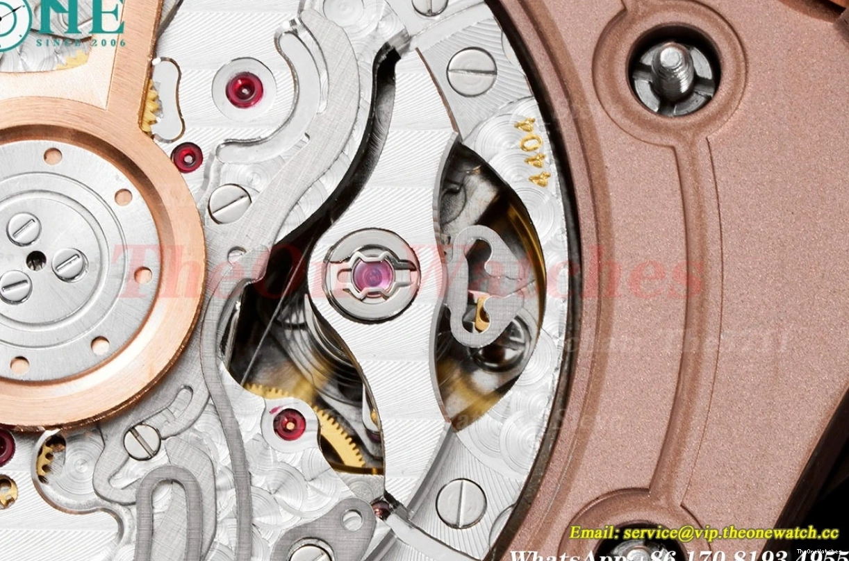 Gold 42mm Blue Oak Royal Offshore APF A7750 RG RG 0303